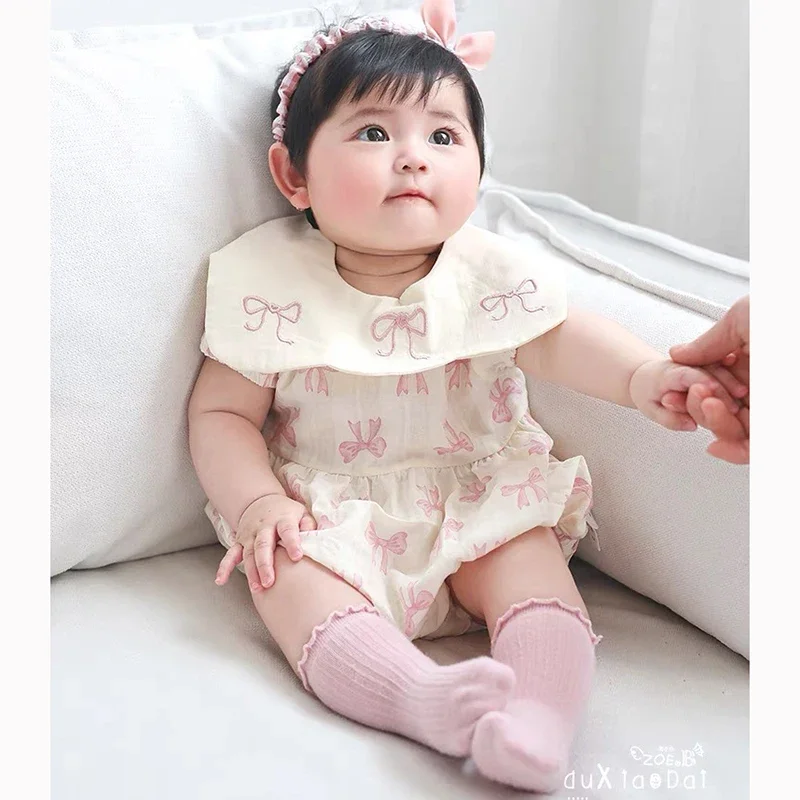 Newborn Clothing Pink Princess Baby Girls Princess Bodysuit Summer Cotton Baby Bodysuit Embroidered Bow Infant Girls Bodysuits
Newborn Clothing Pink Princess Baby Girls Princess Bodysuit Summer Cotton Baby Bodysuit Embroidered Bow Infant Girls Bodysuits