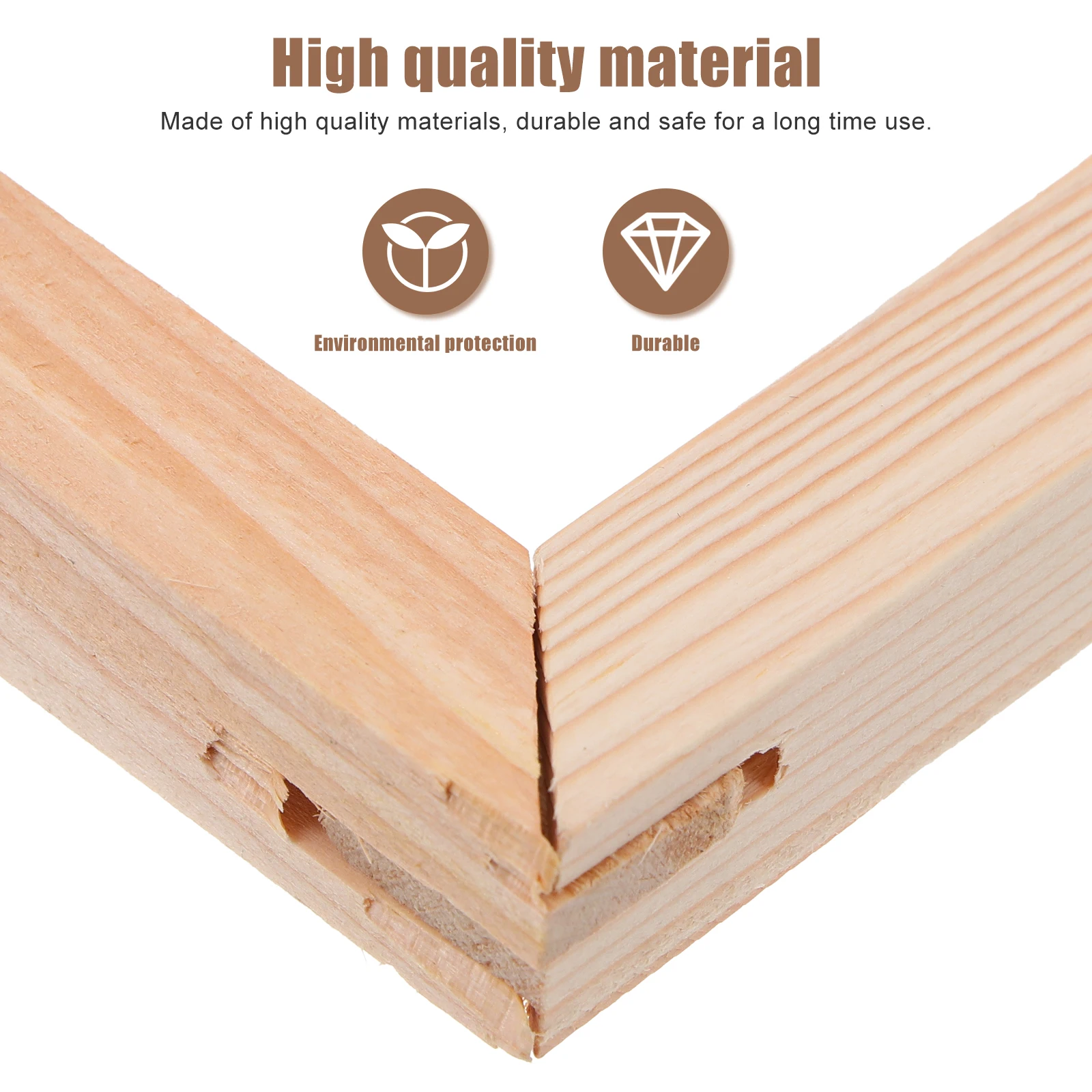 Solid Wood Frame 30x40cm Smooth Surface Durable Oil Painting Canvas DIY Kit Frames Wall Craft Accessory
Solid Wood Frame 30x40cm Smooth Surface Durable Oil Painting Canvas DIY Kit Frames Wall Craft Accessory