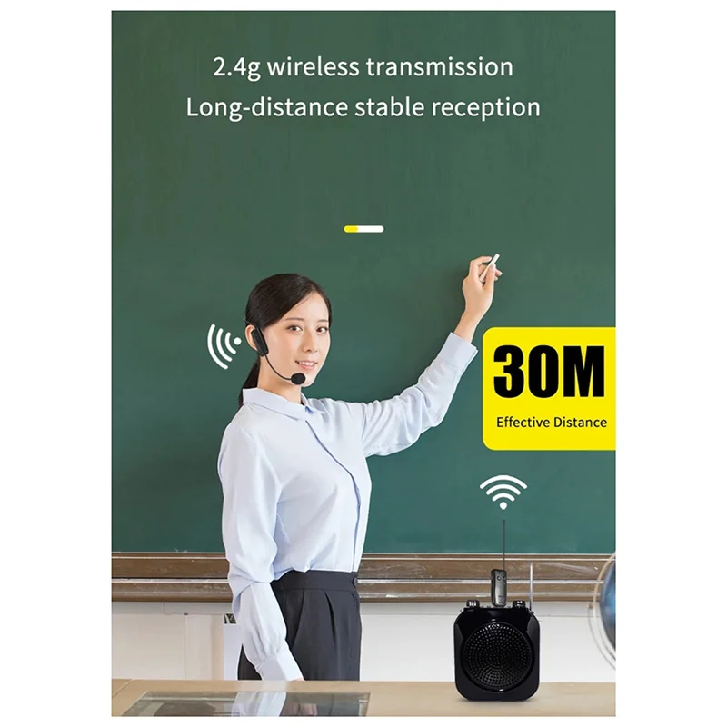 B48A 2.4G Head-Mounted Wireless Lavalier Microphone Set Transmitter With Receiver For Amplifier Voice Speaker Teaching Tour
B48A 2.4G Head-Mounted Wireless Lavalier Microphone Set Transmitter With Receiver For Amplifier Voice Speaker Teaching Tour