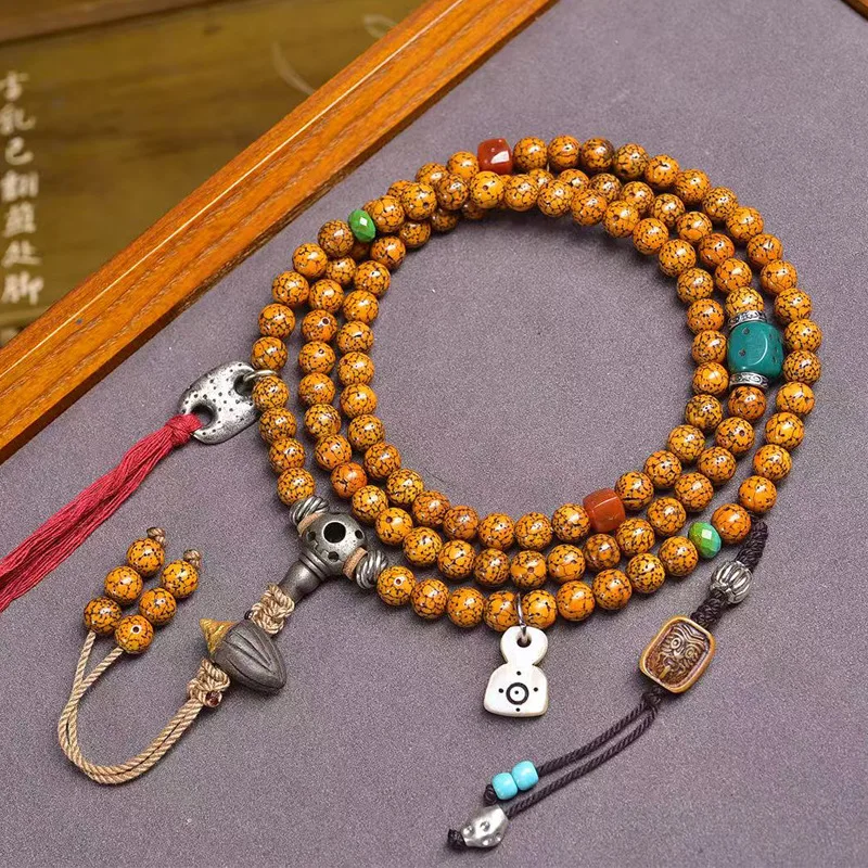 Natural Old Material Gracked Glaze Xingyue Bodhi 108 Pieces Buddha Beads Rosary Agate Bone Mother Pull Wipe Accessories
Natural Old Material Gracked Glaze Xingyue Bodhi 108 Pieces Buddha Beads Rosary Agate Bone Mother Pull Wipe Accessories