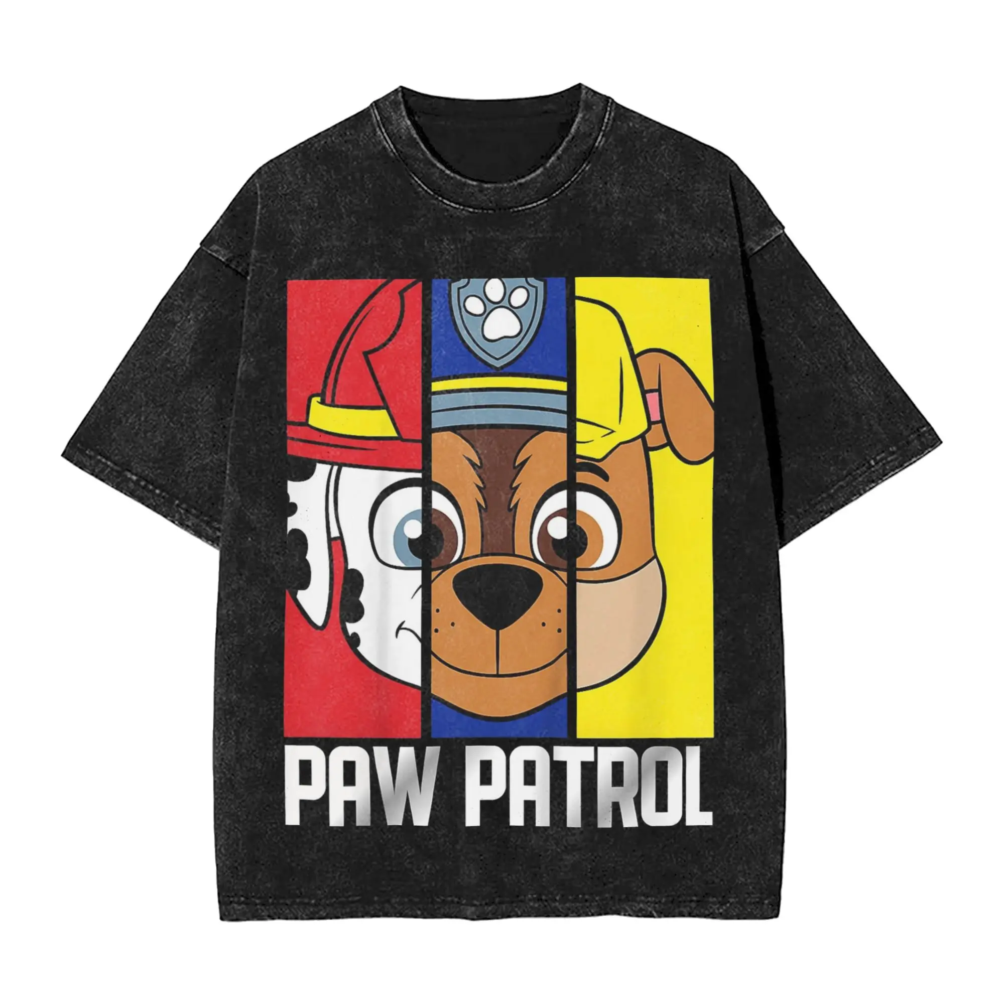 Funny Patrol Dog Multi Pup Faceretro Wave Washed T Shirt Vintage Streetwear for Men Women Loose Tee T-Shirts 100% Cotton
Funny Patrol Dog Multi Pup Faceretro Wave Washed T Shirt Vintage Streetwear for Men Women Loose Tee T-Shirts 100% Cotton