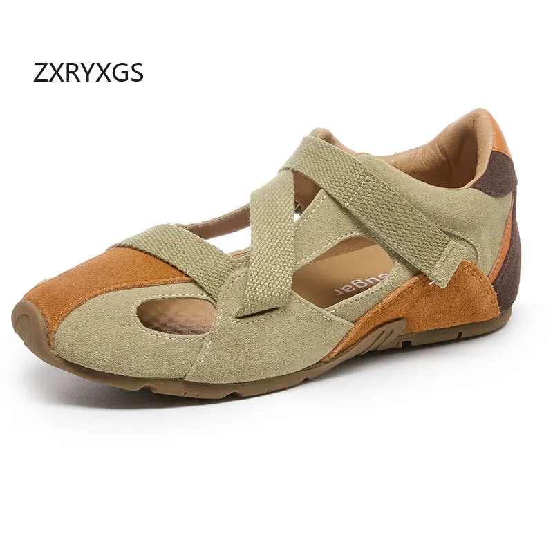 ZXRYXGS женские сандалии премиум-класса из коровьей замши, цвет заклинания, туфли на плоской подошве, классические ретро повседневные модные сандалии с двойным кружевом, новинка 2025 г.
ZXRYXGS женские сандалии премиум-класса из коровьей замши, цвет заклинания, туфли на плоской подошве, классические ретро повседневные модные сандалии с двойным кружевом, новинка 2025 г.