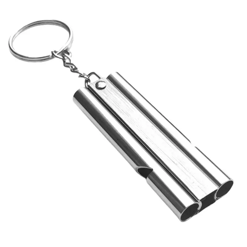 Survival Whistle Keychain Double Tube Whistle High Decibel Re&scue Whistles Security Whistles Outdoor Survival Tool for Coaches
Survival Whistle Keychain Double Tube Whistle High Decibel Re&scue Whistles Security Whistles Outdoor Survival Tool for Coaches
