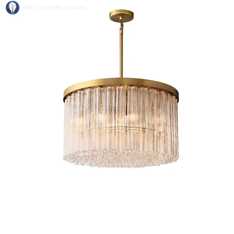 Bronze All Copper Luxury Glass Tube Pendant Lighting 2024 Home Decor Large Hanglamp over Dining Table Lustres Lamparas
Bronze All Copper Luxury Glass Tube Pendant Lighting 2024 Home Decor Large Hanglamp over Dining Table Lustres Lamparas