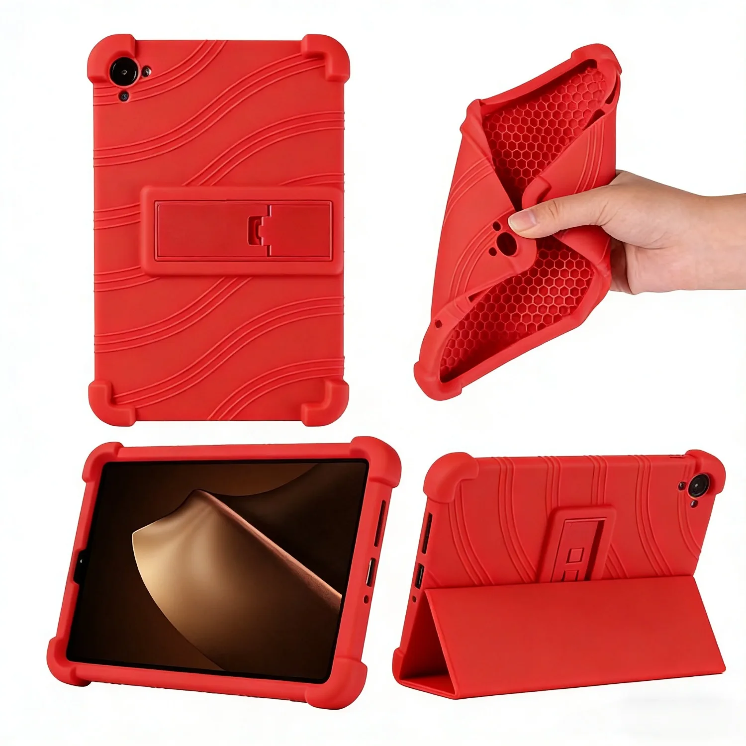 Soft Silicone Cover for POCO F Pad 8.8 Inch 2025 Tablet Case Shockproof Protective Shell with Kickstand
Soft Silicone Cover for POCO F Pad 8.8 Inch 2025 Tablet Case Shockproof Protective Shell with Kickstand