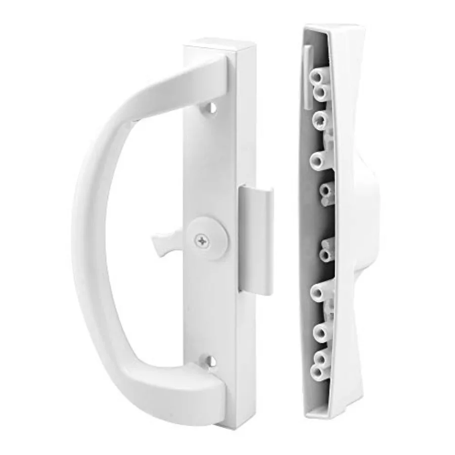 C 1263 Diecast Patio Door Handle Set with Clamp Upgrade, 1/4 Inch Profile and 1/2 Inch Projection, White, Single Pack
C 1263 Diecast Patio Door Handle Set with Clamp Upgrade, 1/4 Inch Profile and 1/2 Inch Projection, White, Single Pack