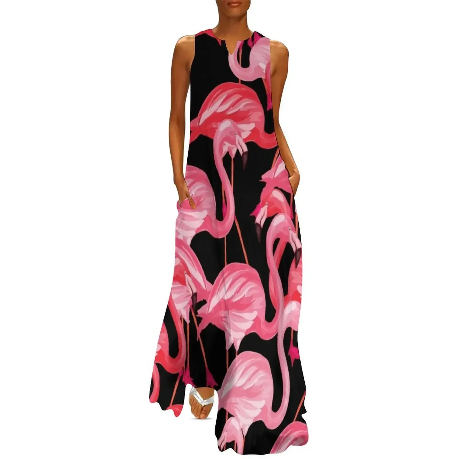 Flamingo Pattern| Summer Flamingo Long Dress Aesthetic clothing Long dress woman Elegant gowns Women's dress
Flamingo Pattern| Summer Flamingo Long Dress Aesthetic clothing Long dress woman Elegant gowns Women's dress