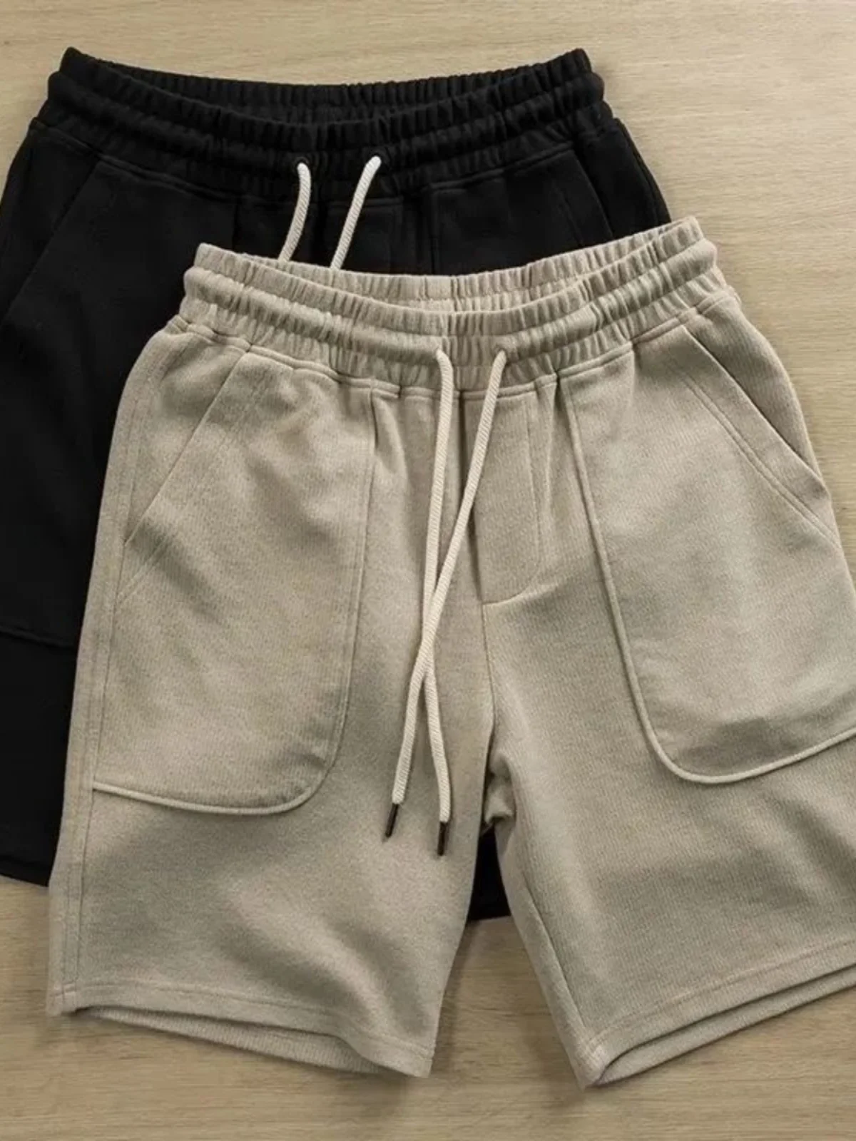 Men's Knitted Pure Cotton Sport orts American Casual Retro Ameika Loose Five-Quarter Pants Trendy Mid-High Waist Straight Leg
Men's Knitted Pure Cotton Sport orts American Casual Retro Ameika Loose Five-Quarter Pants Trendy Mid-High Waist Straight Leg