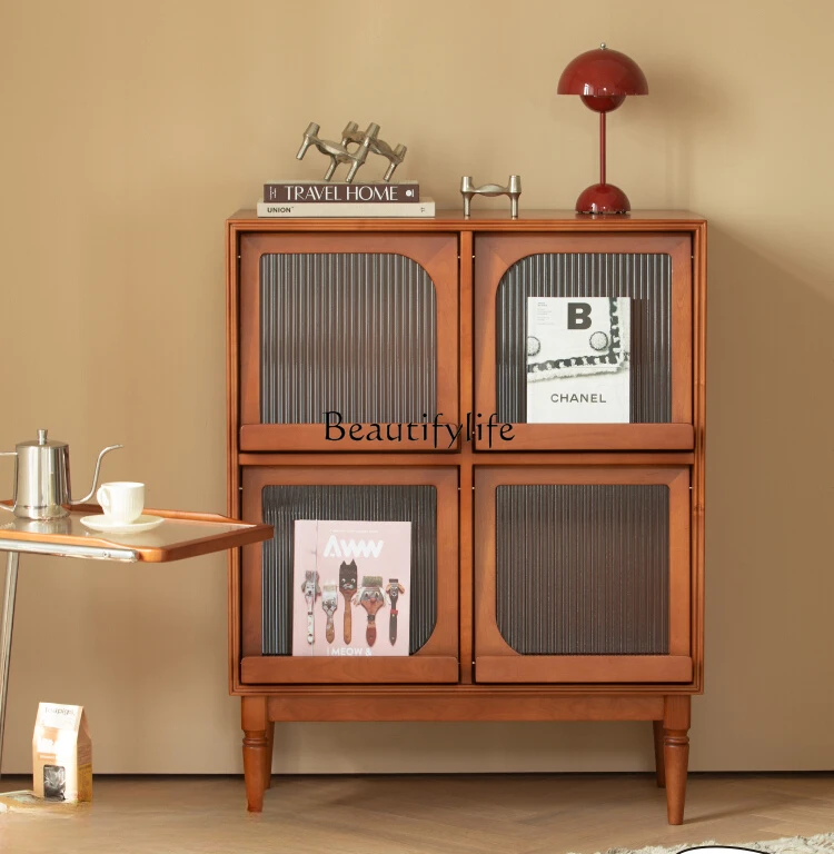 Solid Wood Living Room Sofa Vintage Bookcase Middle and Ancient Dining Side Locker
Solid Wood Living Room Sofa Vintage Bookcase Middle and Ancient Dining Side Locker