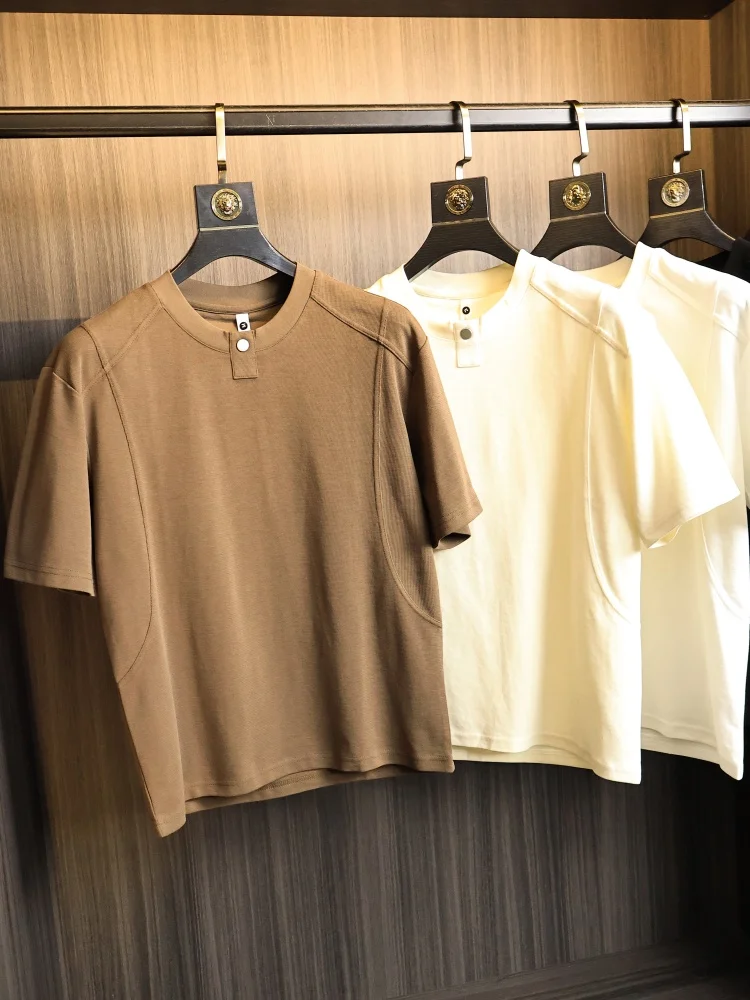 American Style Loose Fit round Neck Short Sleeve T-Shirt Men's Summer OS Version Breathable Deconstructed Patchwork
American Style Loose Fit round Neck Short Sleeve T-Shirt Men's Summer OS Version Breathable Deconstructed Patchwork