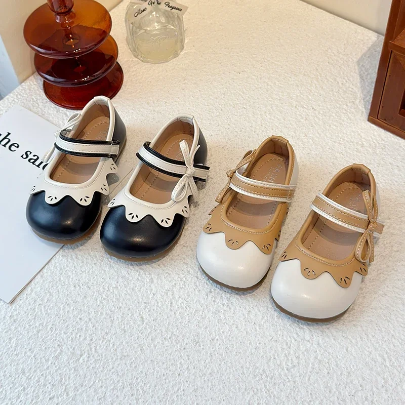 Kids Princess Shoes Round Toes Non-slip Girls Leather Shoes Soft Sole Ins Trendy 2025 New Children Flats Side Bows Sweet Cute
Kids Princess Shoes Round Toes Non-slip Girls Leather Shoes Soft Sole Ins Trendy 2025 New Children Flats Side Bows Sweet Cute