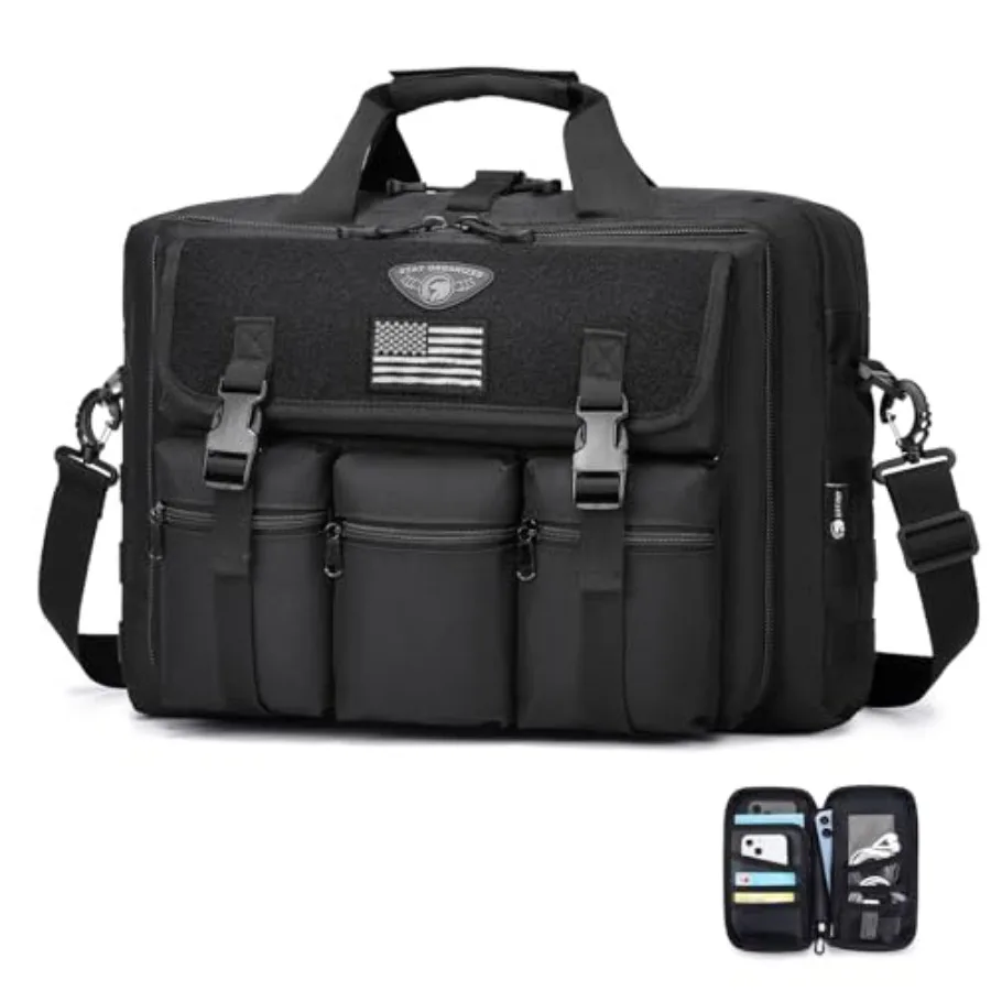 Large Tactical Laptop Bag for Men Military 17.3 Inch Computer Bag Briefcase with Passport Wallet Carry on Messenger Bag
Large Tactical Laptop Bag for Men Military 17.3 Inch Computer Bag Briefcase with Passport Wallet Carry on Messenger Bag