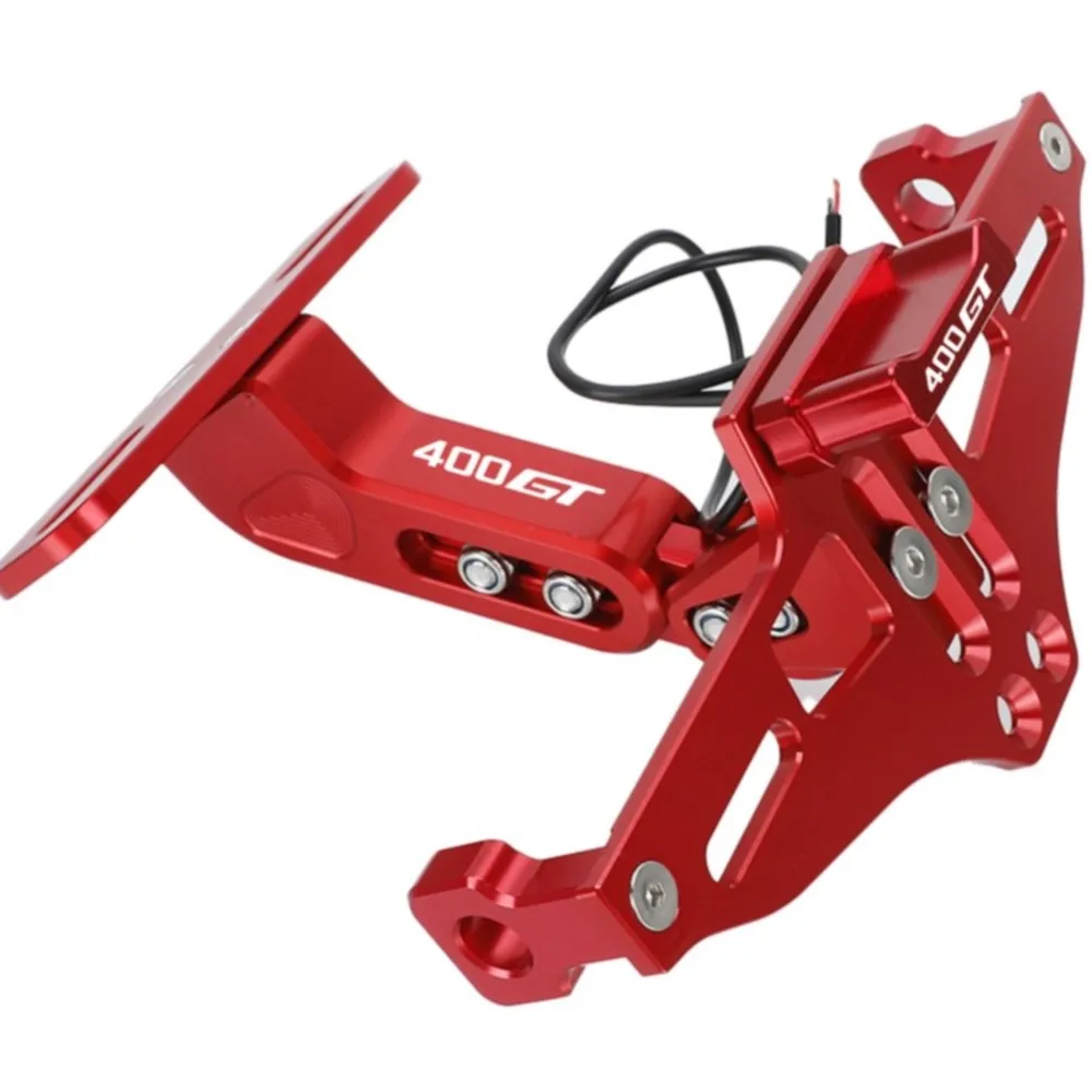 Motorcycle Adjustable License Plate Bracket Holder LED Turn Signal Lights For CFMOTO 400GT 400 GT 400gt 2018-2021 2020 2019
Motorcycle Adjustable License Plate Bracket Holder LED Turn Signal Lights For CFMOTO 400GT 400 GT 400gt 2018-2021 2020 2019
