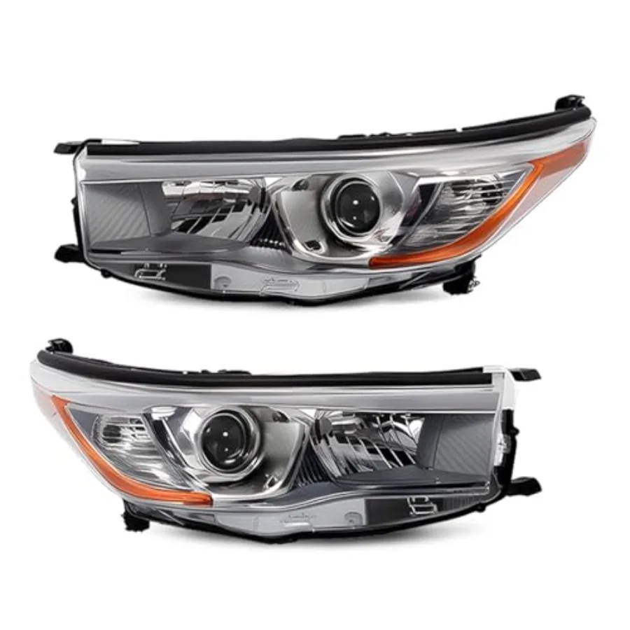 Halogen Headlight for 2014-2016 Highlander LE Plus/LE/Limited/XLE ABS plastic black includes driver and passenger side housings
Halogen Headlight for 2014-2016 Highlander LE Plus/LE/Limited/XLE ABS plastic black includes driver and passenger side housings