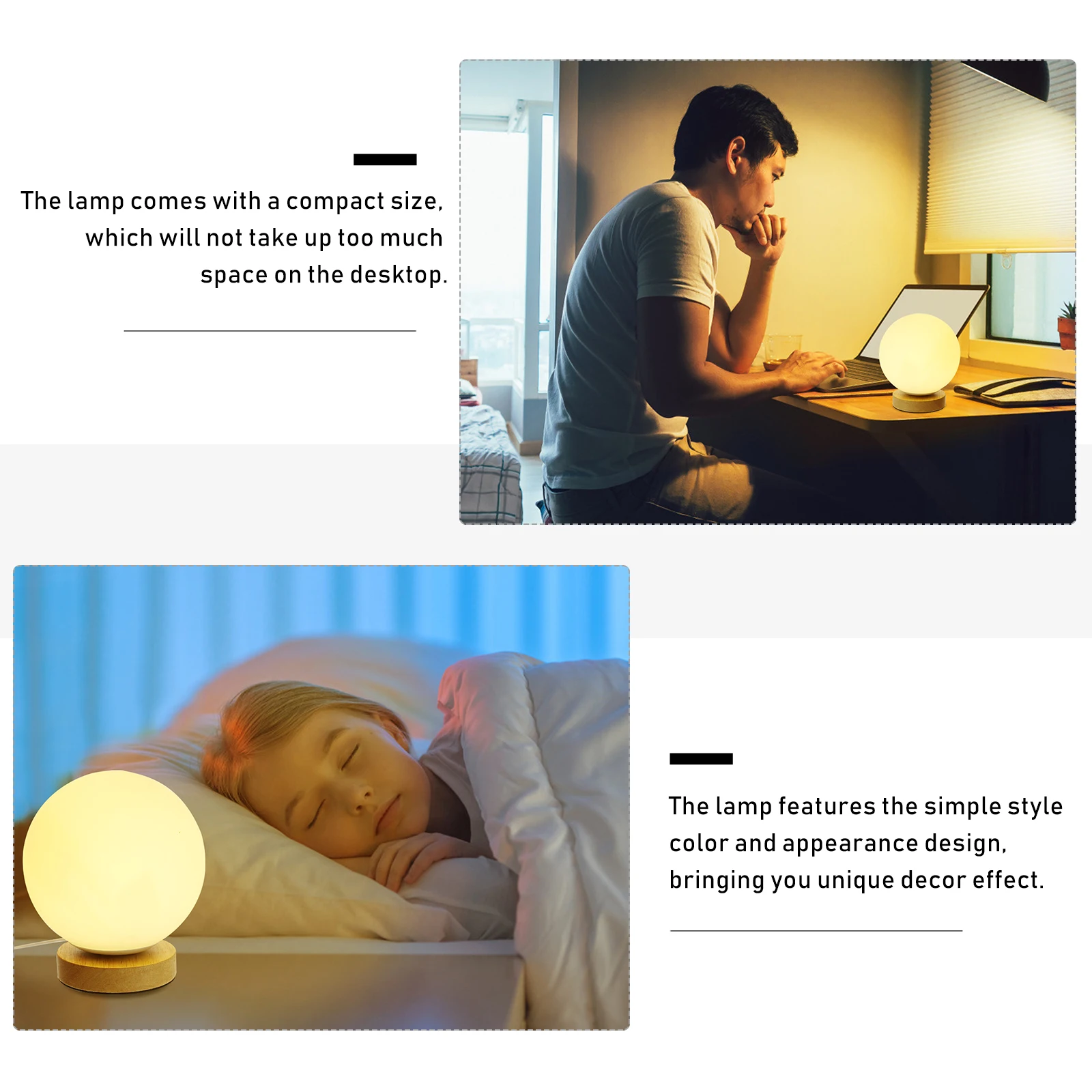 Simple Style USB Night Lamp Decoration Delicate Glass Bedside Atmosphere Light Indoor LED Lighting Solution
Simple Style USB Night Lamp Decoration Delicate Glass Bedside Atmosphere Light Indoor LED Lighting Solution