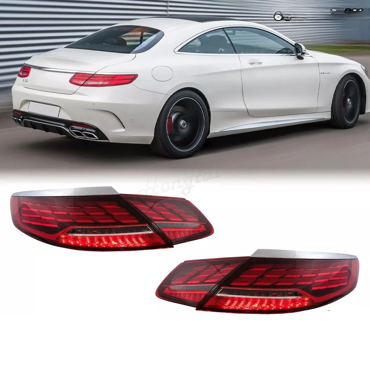 Tail Light Assembly For Mercedes-Benz S-Class Coupe W217 2014-2018 tail light,Brake lights, reverse lights, stop turn signals
Tail Light Assembly For Mercedes-Benz S-Class Coupe W217 2014-2018 tail light,Brake lights, reverse lights, stop turn signals