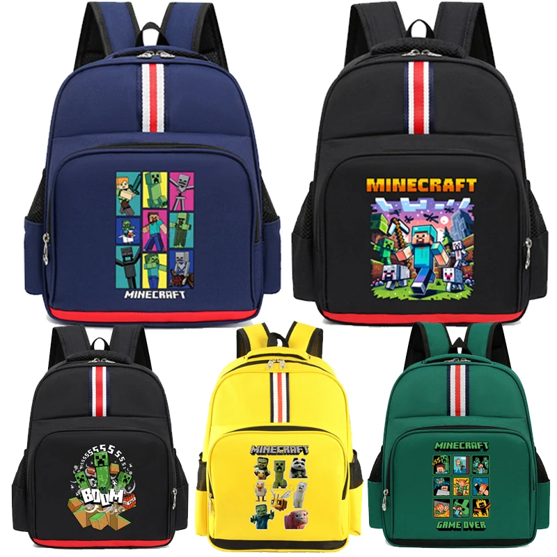 Primary School Bags Hot Selling Minecraft Print Multi-function Kindergarten Zipper Bookbag Cute Gaming Kids Minecraft Backpack
Primary School Bags Hot Selling Minecraft Print Multi-function Kindergarten Zipper Bookbag Cute Gaming Kids Minecraft Backpack