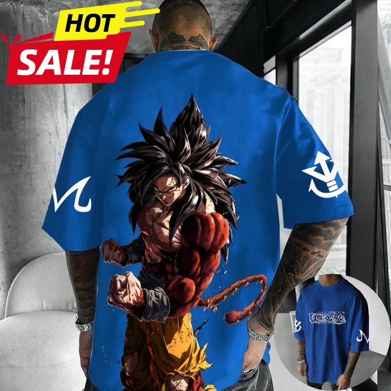 Футболка Dragon Ball Super Saiyan Son Goku Harajuku, мужская летняя винтажная футболка оверсайз, женская уличная одежда, повседневный топ унисекс с короткими рукавами
Футболка Dragon Ball Super Saiyan Son Goku Harajuku, мужская летняя винтажная футболка оверсайз, женская уличная одежда, повседневный топ унисекс с короткими рукавами