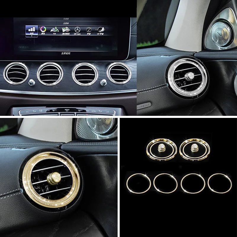 For Mercedes-Benz E Class W213 2017-2020 Crystal Style Center Front Air Condition A/C Vent Outlet Cover Trim
For Mercedes-Benz E Class W213 2017-2020 Crystal Style Center Front Air Condition A/C Vent Outlet Cover Trim
