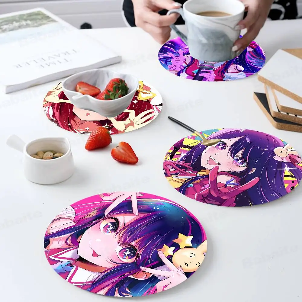 Anime OSHI NO KO Themed Wooden Coaster Creative Heat-Resistant Non-Slip Table Mat, Suitable for Protecting Desktop
Anime OSHI NO KO Themed Wooden Coaster Creative Heat-Resistant Non-Slip Table Mat, Suitable for Protecting Desktop