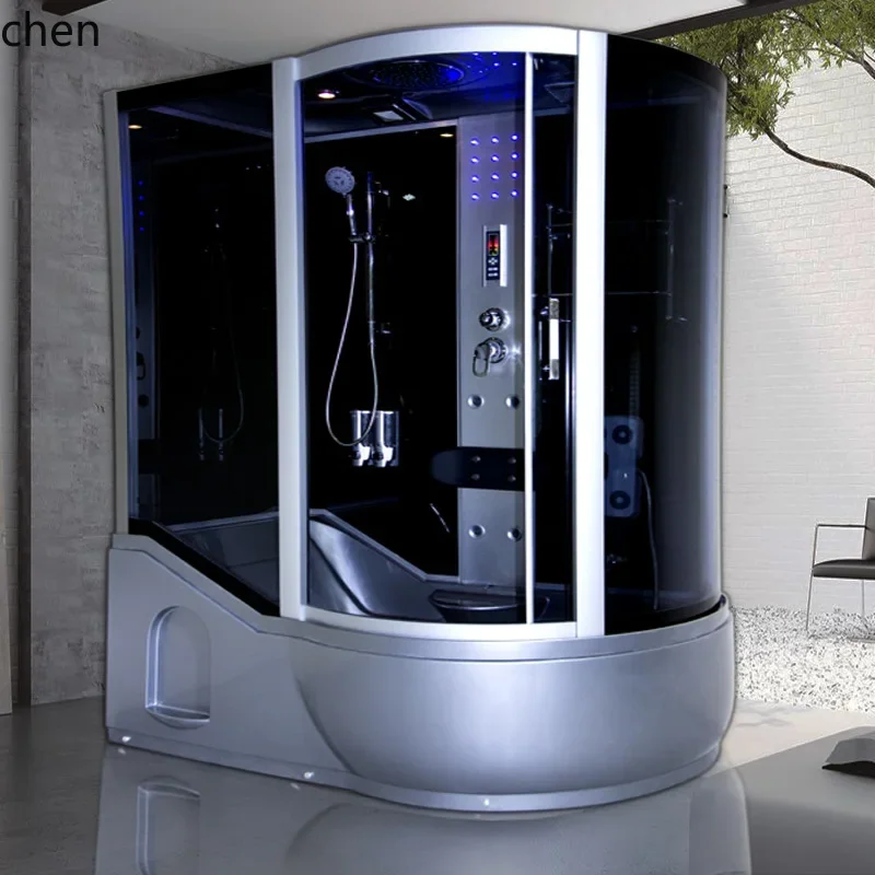 integral shower room, bathroom bath integrated household glass door steam bath room with bathtub
integral shower room, bathroom bath integrated household glass door steam bath room with bathtub