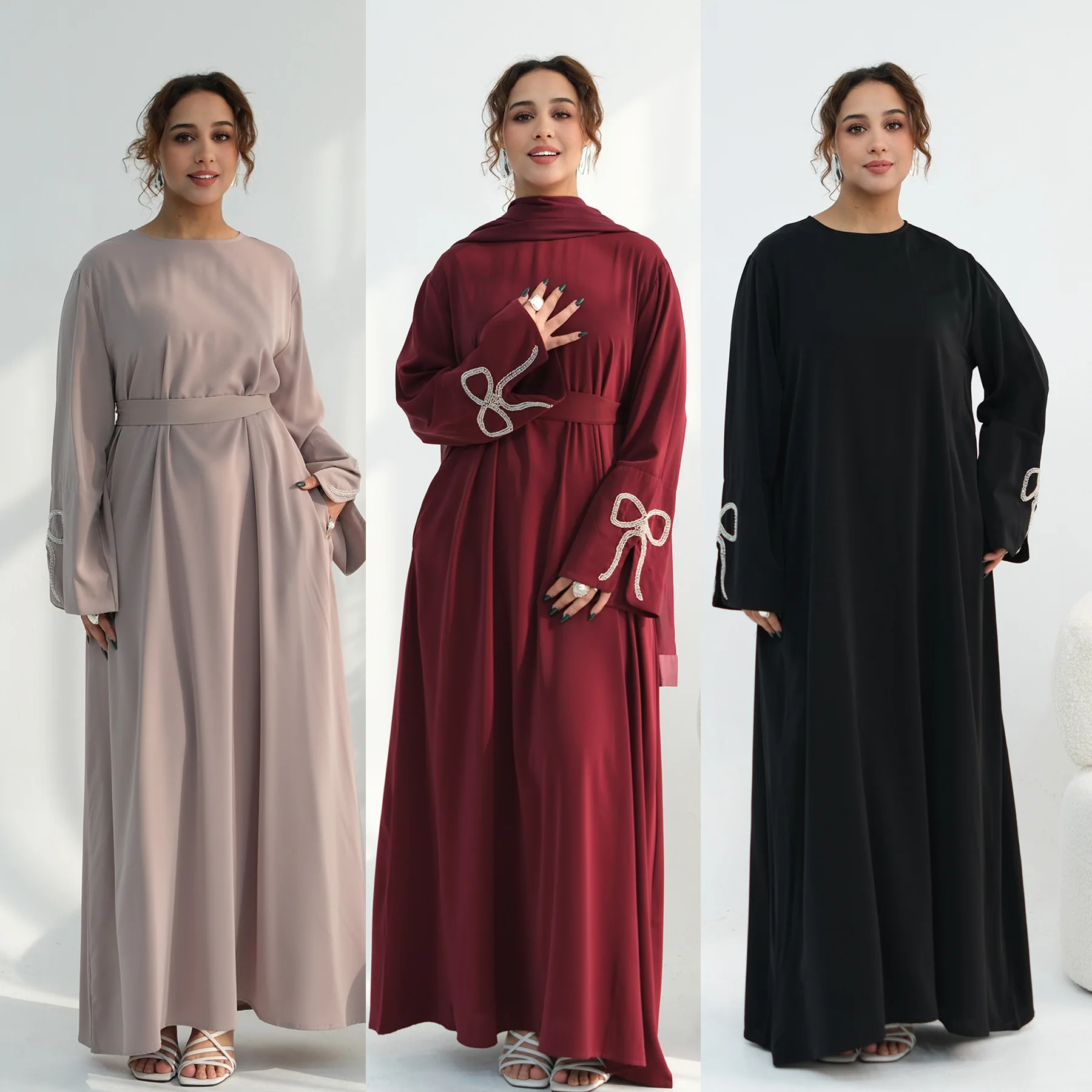 Eid Women Dress Ramadan Abaya Party Vestidos Largos Muslim Diamond Bow Jalabiya Morocco Kaftan Dubai Islam Arab Long Robe 2026
Eid Women Dress Ramadan Abaya Party Vestidos Largos Muslim Diamond Bow Jalabiya Morocco Kaftan Dubai Islam Arab Long Robe 2026