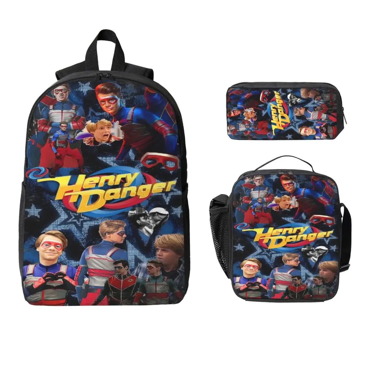 Captain Henry And Kid Danger Kids Backpack Lunch Box Pencil Boxes for Boys Girls Preschool Backpacks Schoolbag Bookbag Set
Captain Henry And Kid Danger Kids Backpack Lunch Box Pencil Boxes for Boys Girls Preschool Backpacks Schoolbag Bookbag Set