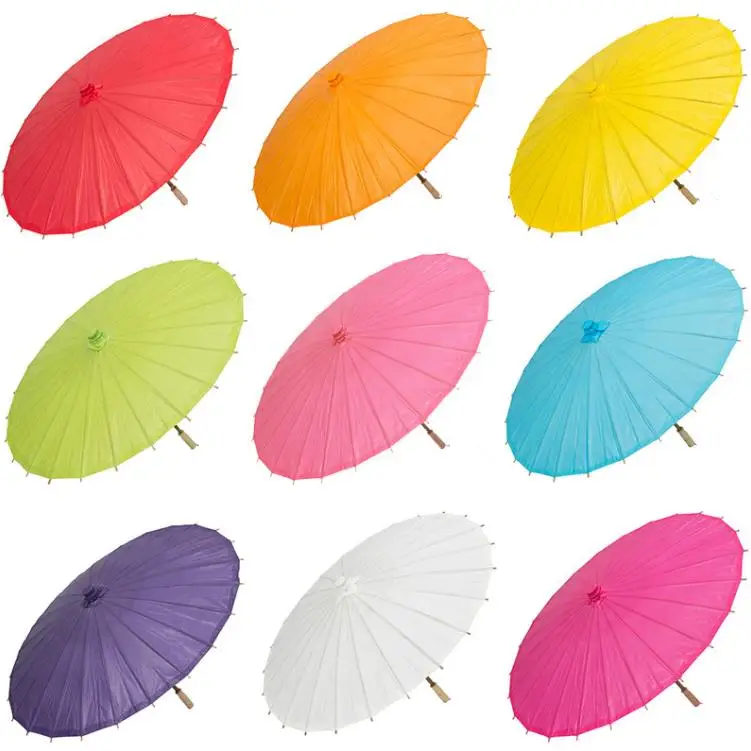 60pcs Wedding Decor Accessories Paper Parasol Sun Umbrellas Handmade 33''/84cm Diameter Solid Color Paper Umbrella Chinese Style
60pcs Wedding Decor Accessories Paper Parasol Sun Umbrellas Handmade 33''/84cm Diameter Solid Color Paper Umbrella Chinese Style