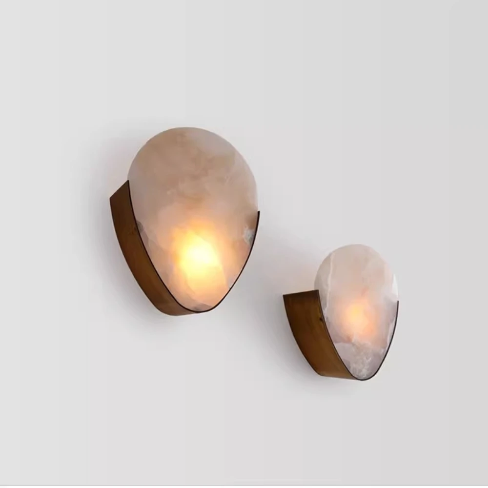 Creative Luxury Metal Marble Droplet Shaped Wall Lamp Modern Italian Bedroom Bedside Lamp Corridor Staircase Decorative Lighting
Creative Luxury Metal Marble Droplet Shaped Wall Lamp Modern Italian Bedroom Bedside Lamp Corridor Staircase Decorative Lighting