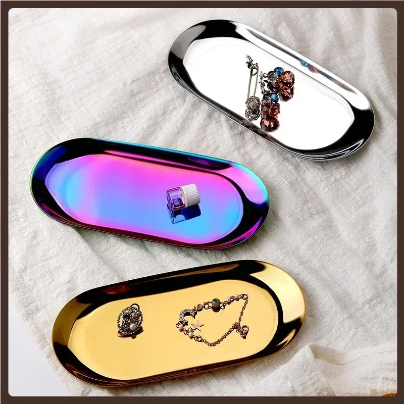 Korean Style Stainless Steel Storage Tray Dessert Plate Nut Fruit Cake Tea Desktop Cosmetic Jewelry
Korean Style Stainless Steel Storage Tray Dessert Plate Nut Fruit Cake Tea Desktop Cosmetic Jewelry