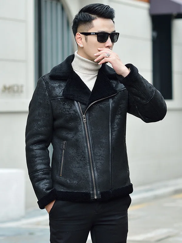 Мужская зимняя куртка из натуральной кожи с меховой подкладкой и воротником-стойкой, деловой повседневный стиль, из оленьей кожи, с бархатным мехом
Мужская зимняя куртка из натуральной кожи с меховой подкладкой и воротником-стойкой, деловой повседневный стиль, из оленьей кожи, с бархатным мехом