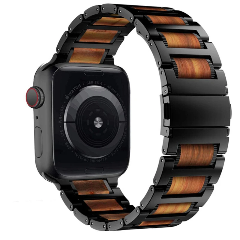 Metal Rosewood strap for Apple watch Ultra 49mm 45mm 41mm 44mm 42mm 40mm High-end bracelet strap for iwatch Ultra 9 8 7 6 5 4 SE
Metal Rosewood strap for Apple watch Ultra 49mm 45mm 41mm 44mm 42mm 40mm High-end bracelet strap for iwatch Ultra 9 8 7 6 5 4 SE