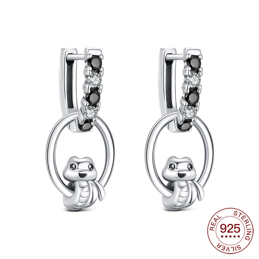 Hot Sale Original S925 Sterling Silver U-shaped Snake Hoop Earrings For Women Fine Jewerly Fashion Elegant Gift
Hot Sale Original S925 Sterling Silver U-shaped Snake Hoop Earrings For Women Fine Jewerly Fashion Elegant Gift