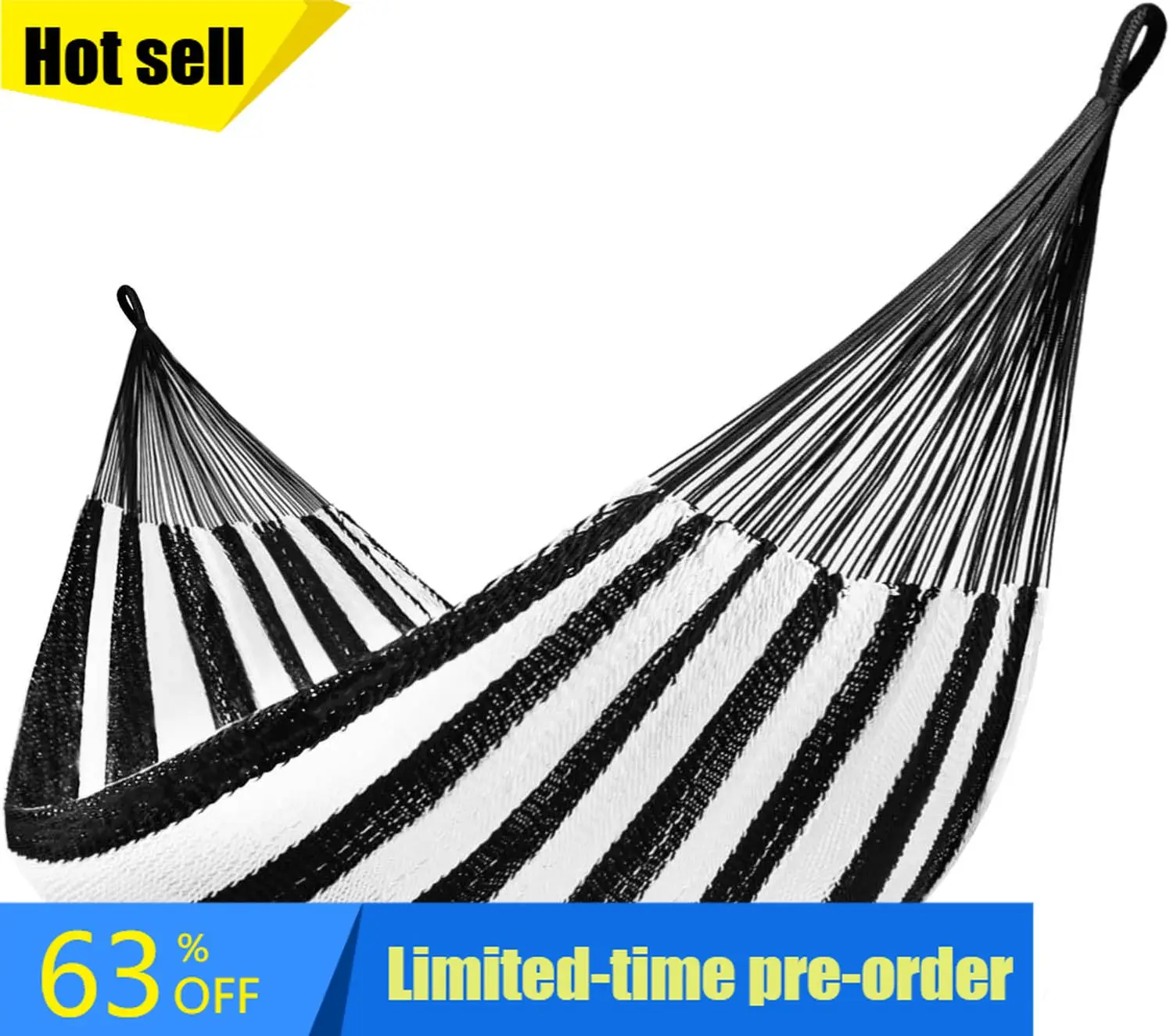 Hot sale!Handwoven Mayan Hammock, 10.5 FT Soft Rope Double Hammocks, Portable Outdoor Hammock with Carry Bag, 2 Straps & Carabin
Hot sale!Handwoven Mayan Hammock, 10.5 FT Soft Rope Double Hammocks, Portable Outdoor Hammock with Carry Bag, 2 Straps & Carabin