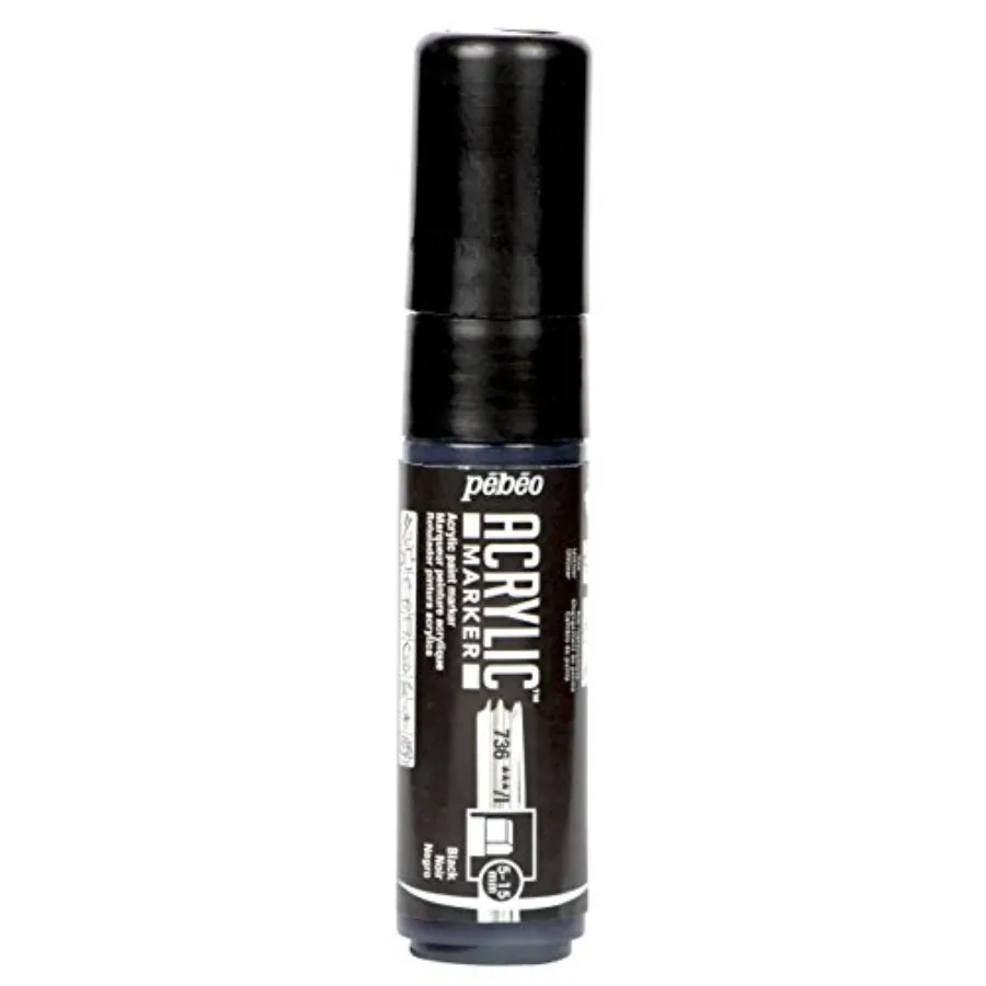 3 to 1 Water Acrylic Paint Marker - 5-15 Millimeters Tip - Fine, Medium and Very Thick fines - Perfect for Large-scale Work and
3 to 1 Water Acrylic Paint Marker - 5-15 Millimeters Tip - Fine, Medium and Very Thick fines - Perfect for Large-scale Work and