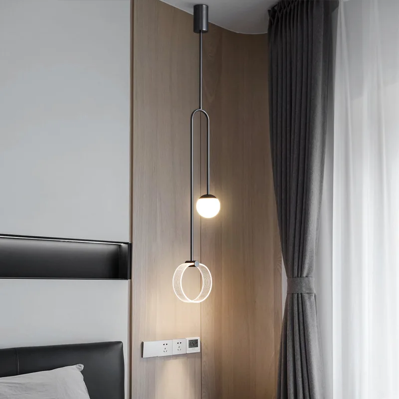 Bed lamp Modern minimalist restaurant creative copper lamp Luxury pendant lamp Bedroom bed lamp Study pendant lamp
Bed lamp Modern minimalist restaurant creative copper lamp Luxury pendant lamp Bedroom bed lamp Study pendant lamp