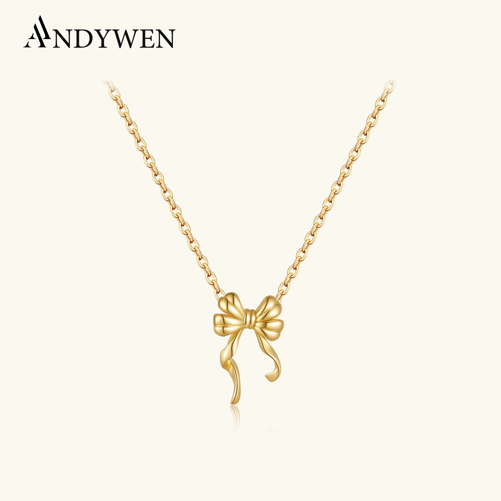 ANDYWEN колье-чокер из стерлингового серебра 925 пробы с бантом, роскошные милые нежные повседневные украшения для женщин, милая идея подарка
ANDYWEN колье-чокер из стерлингового серебра 925 пробы с бантом, роскошные милые нежные повседневные украшения для женщин, милая идея подарка