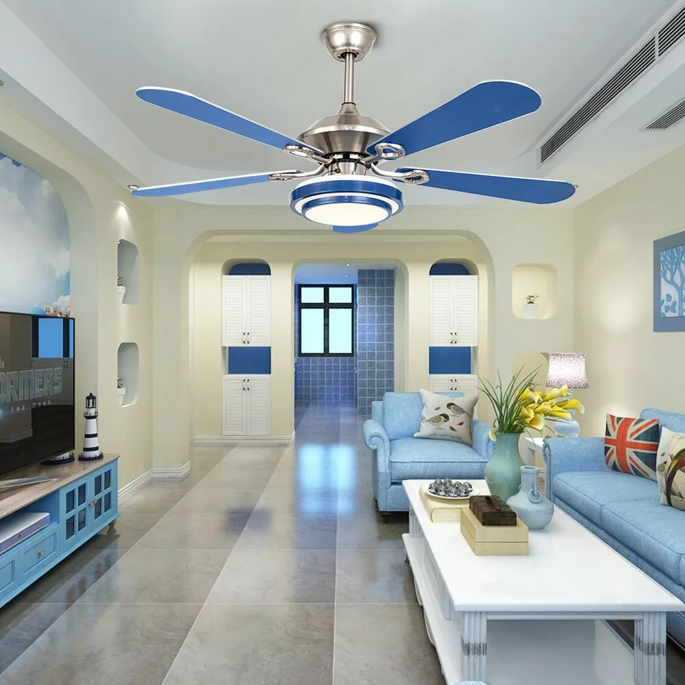Acrylic Ceiling Fan Light Chandelier Lamp LED Dimmable 5-Blade With Remote Blue
Acrylic Ceiling Fan Light Chandelier Lamp LED Dimmable 5-Blade With Remote Blue