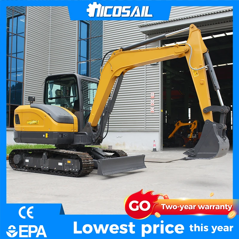 OKW906 5730kg Mini Excavator Enclosed Air Conditioned Cabin CE EPA Approved Hydraulic Crawler Digger For Construction Farm
OKW906 5730kg Mini Excavator Enclosed Air Conditioned Cabin CE EPA Approved Hydraulic Crawler Digger For Construction Farm