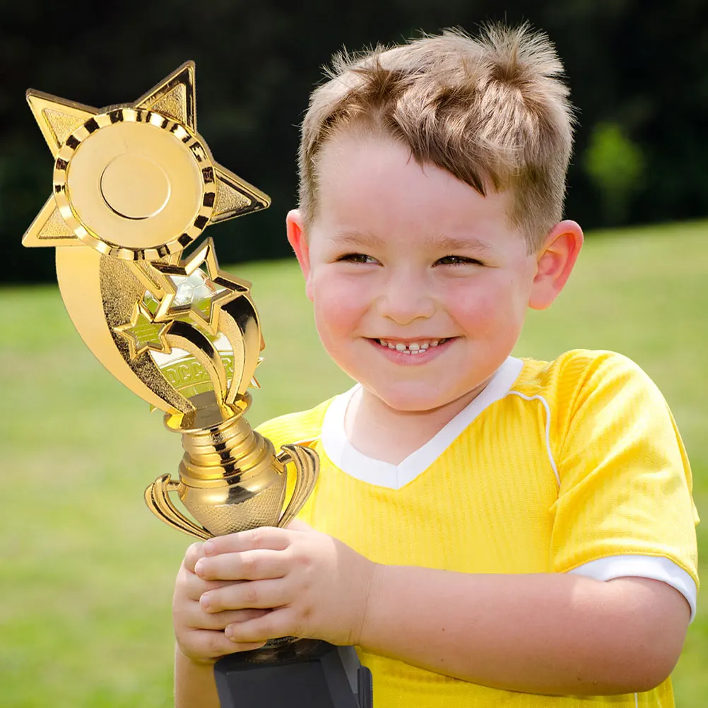Plastic Pentagram Trophy for Children 36cm with Party Favor Creative Award Sports Competition Game Prize
Plastic Pentagram Trophy for Children 36cm with Party Favor Creative Award Sports Competition Game Prize