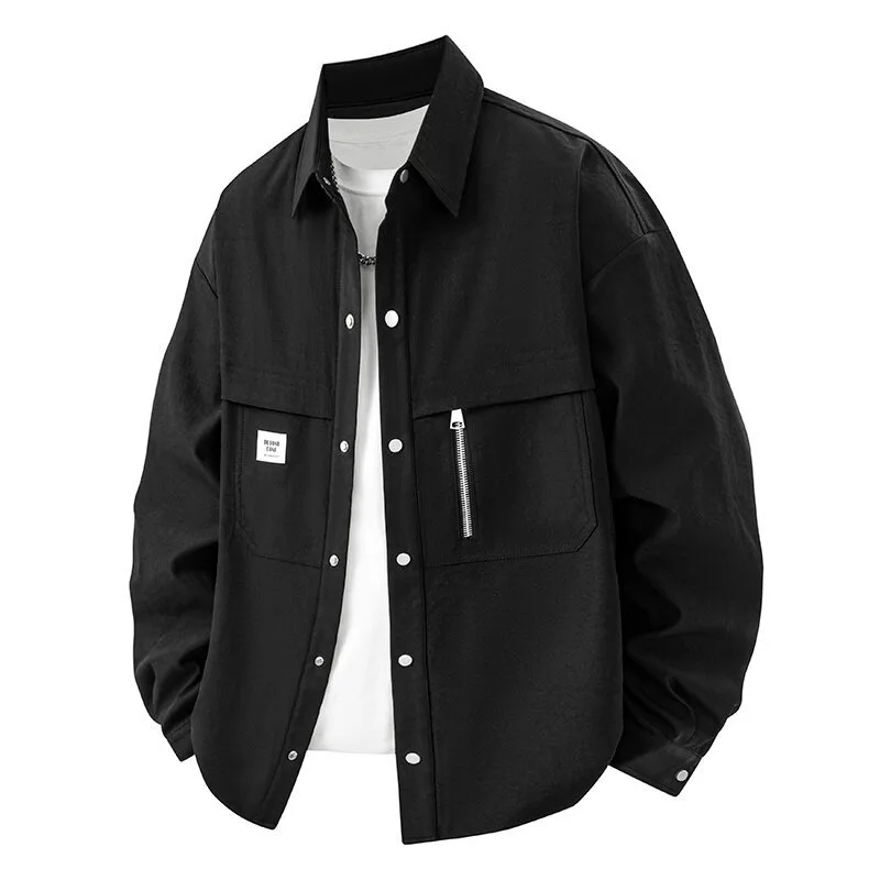 2025 New Jacket Male Young Men's Heavy Cargo Shirt Zipper Pocket Casual Fashion Jacket Sunscreen and Wind Protection
2025 New Jacket Male Young Men's Heavy Cargo Shirt Zipper Pocket Casual Fashion Jacket Sunscreen and Wind Protection