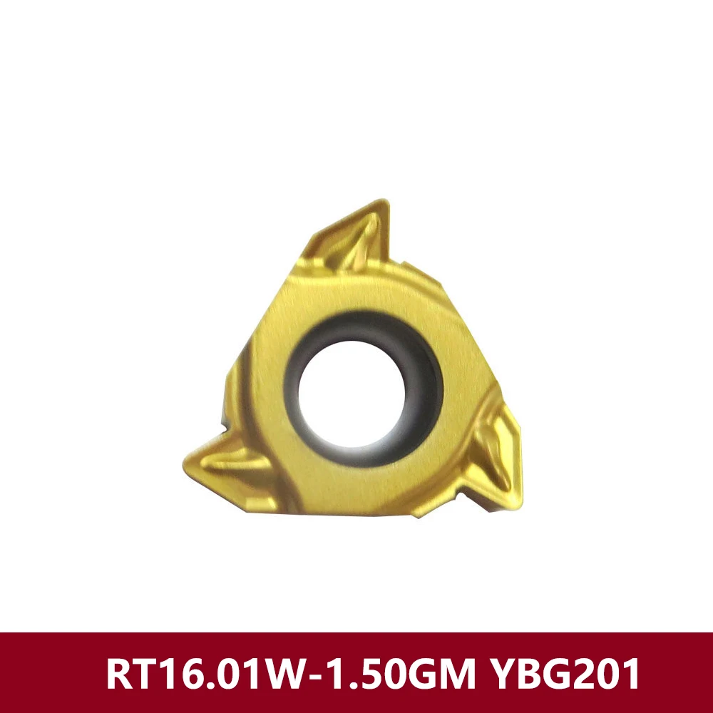 Thread Inserts Original RT16.01W-1.50GM YBG201 Carbide Blades RT16.01W 1.50GM CNC Lathe Cutter Turning Tools Machine Holder Bar
Thread Inserts Original RT16.01W-1.50GM YBG201 Carbide Blades RT16.01W 1.50GM CNC Lathe Cutter Turning Tools Machine Holder Bar