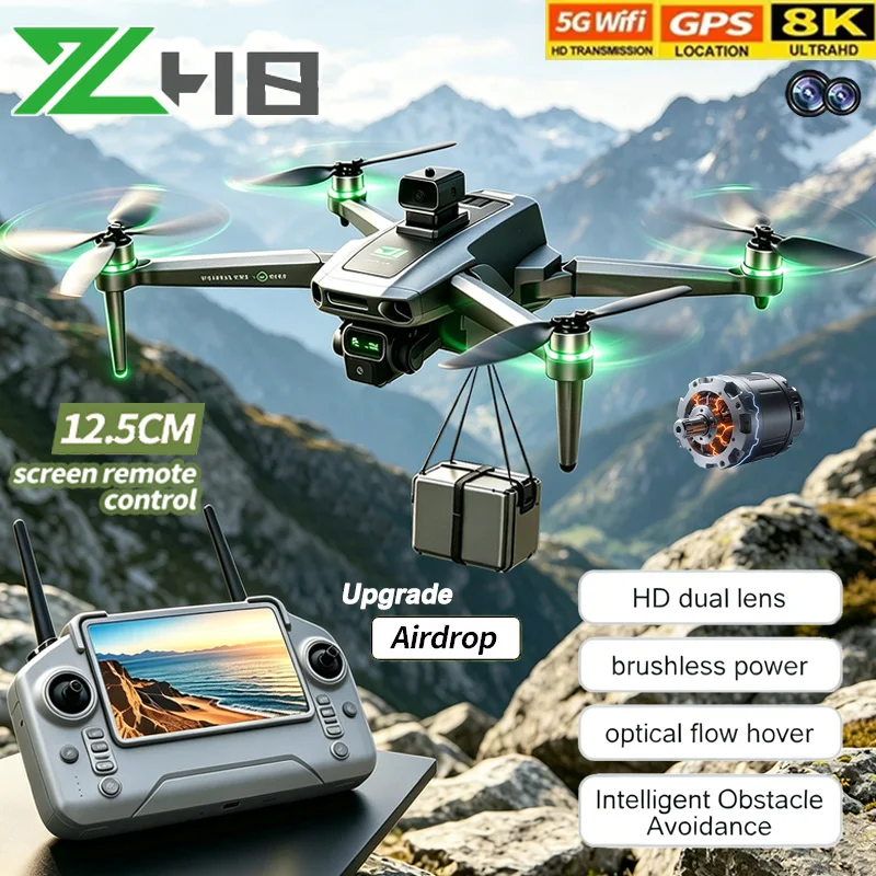 Minis Drone ZH8 Drones 8K Professional Remote Control FVP Helicopter Plane Quadcopter RC with screen Distance Drone Toys Gifts
Minis Drone ZH8 Drones 8K Professional Remote Control FVP Helicopter Plane Quadcopter RC with screen Distance Drone Toys Gifts