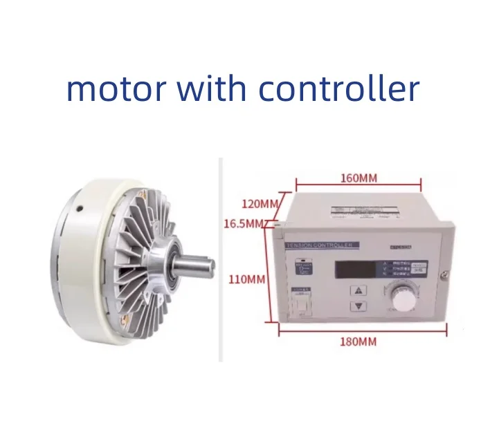 6Nm 0.6kg Magnetic Powder Brake Manual Tension Controller Kit DC 24V Single Shaft for Bagging Printing Dyeing Machine Unwinding
6Nm 0.6kg Magnetic Powder Brake Manual Tension Controller Kit DC 24V Single Shaft for Bagging Printing Dyeing Machine Unwinding