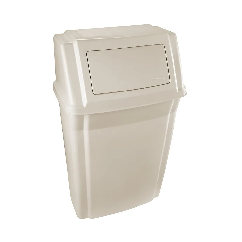Wall Mount 15 Gallon Trash Can for Corridors Washrooms Schools Kitchens Beige
Wall Mount 15 Gallon Trash Can for Corridors Washrooms Schools Kitchens Beige