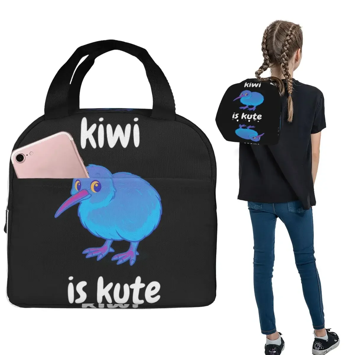 Термосумка для обедов Kute Kiwi Bird для женщин и детей, герметичная, для еды, термосумка-тоут
Термосумка для обедов Kute Kiwi Bird для женщин и детей, герметичная, для еды, термосумка-тоут