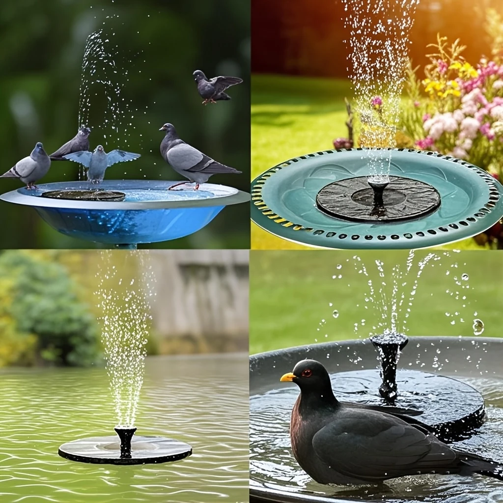 Solar-Powered Floating Fountain Pump Adjustable Water Feature for Outdoor Fish Pond Bird Bath Pond Garden (3 Sizes Available)
Solar-Powered Floating Fountain Pump Adjustable Water Feature for Outdoor Fish Pond Bird Bath Pond Garden (3 Sizes Available)