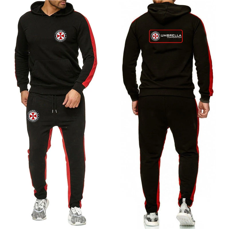 2025 Spring And Autumn Men's Red And White Protective Umbrella Logo Print Solid Color Hooded Hoodies+Sports Pants Custom Sets
2025 Spring And Autumn Men's Red And White Protective Umbrella Logo Print Solid Color Hooded Hoodies+Sports Pants Custom Sets
