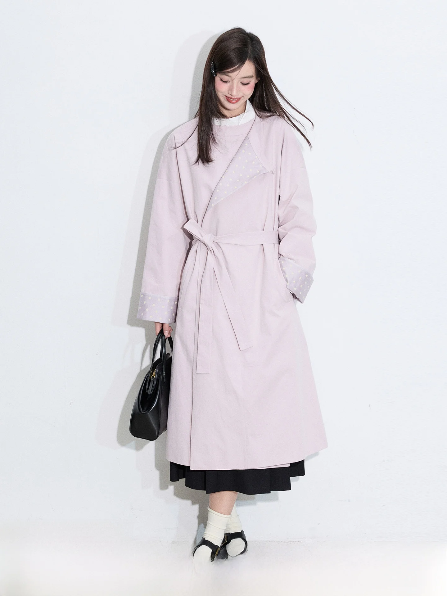 Loose Fit round Neck Women's Spring Outerwear Comfortable Cotton Casual Elegant Street Style
Loose Fit round Neck Women's Spring Outerwear Comfortable Cotton Casual Elegant Street Style