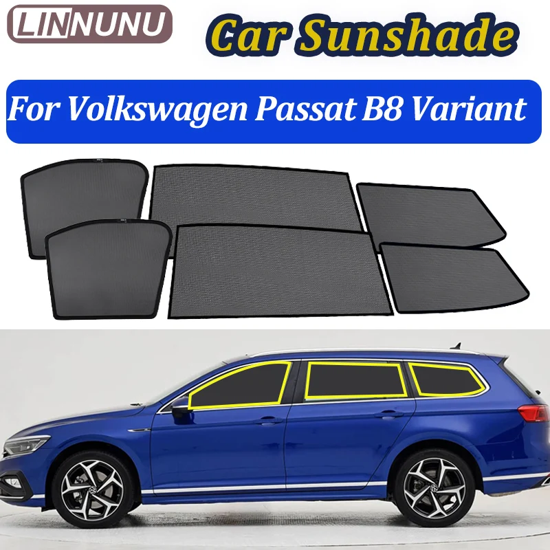 Magnetic Car Side Window Sunshade Black Mesh Privacy Curtain For Volkswagen Passat B8 Variant Alltrack 2015-2026 UV Protection
Magnetic Car Side Window Sunshade Black Mesh Privacy Curtain For Volkswagen Passat B8 Variant Alltrack 2015-2026 UV Protection